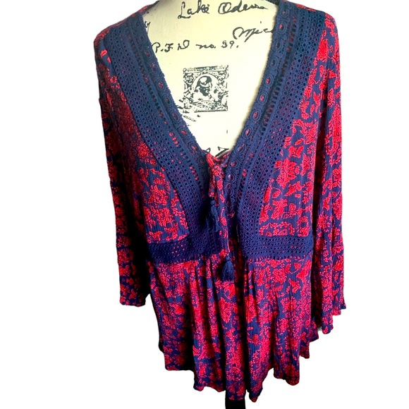 torrid Tops - Torrid Babydoll Style Blouse Sz 2